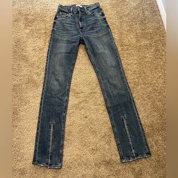 Pistola The Colleen split hem Jean 26 $170 - Picture 6 of 15